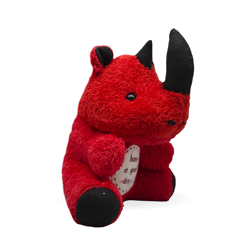 ตุ๊กตาแรดเดวิล/  Red rhino doll1222